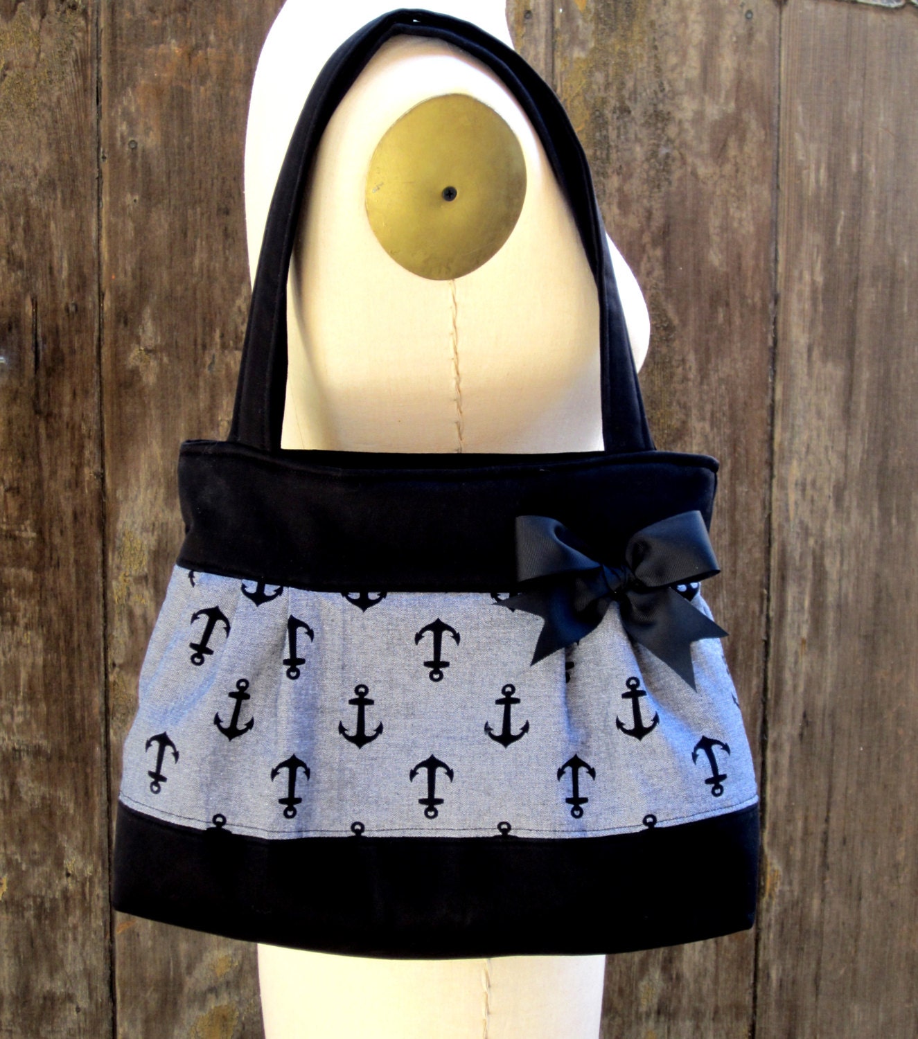 Anchor Purse Rockabilly Anchor Handbag Nautical Handbag