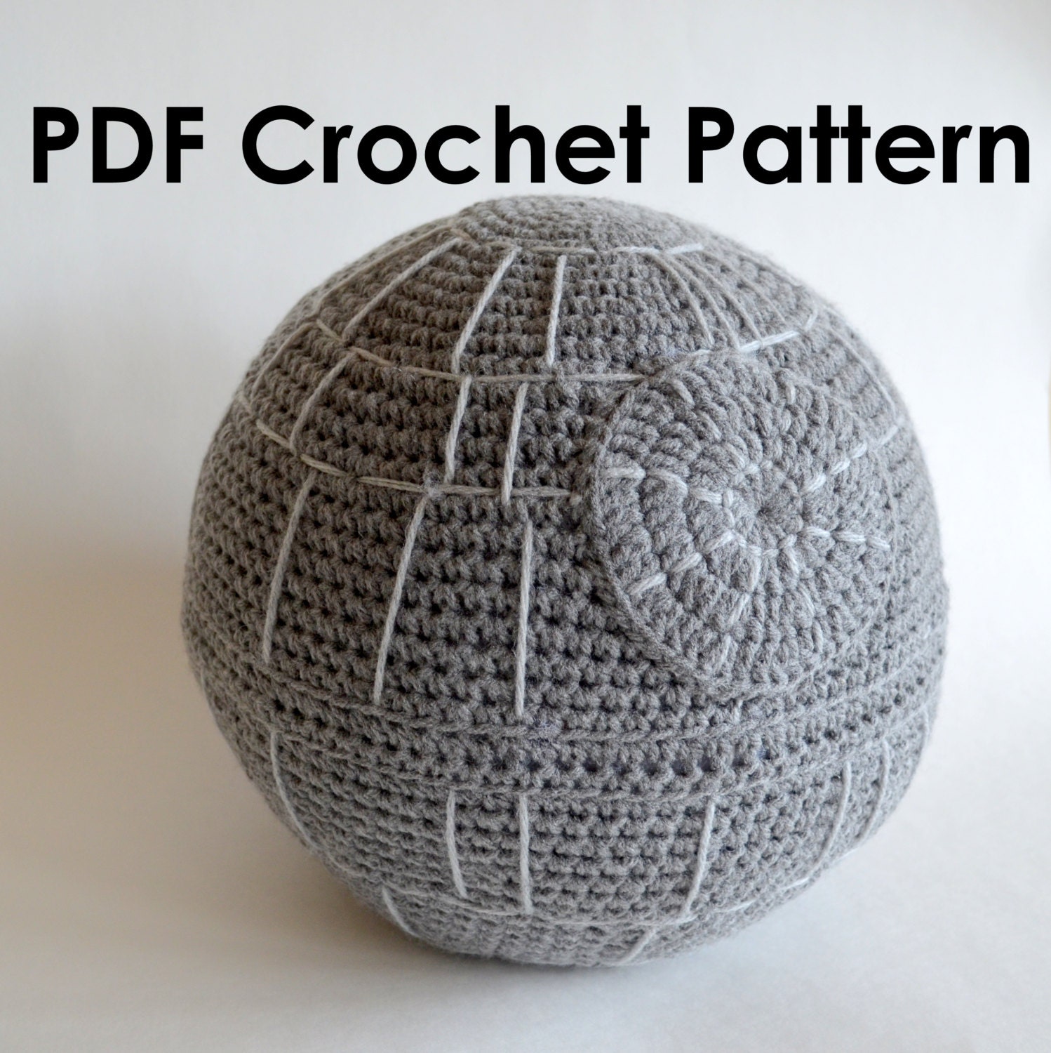 Star Wars Death Star Crochet Amigurumi PDF Pattern