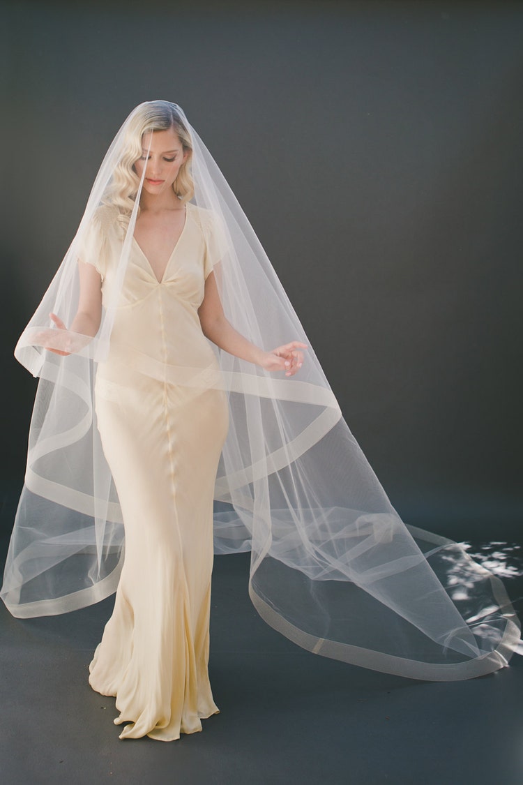 horsehair edge cathedral veil