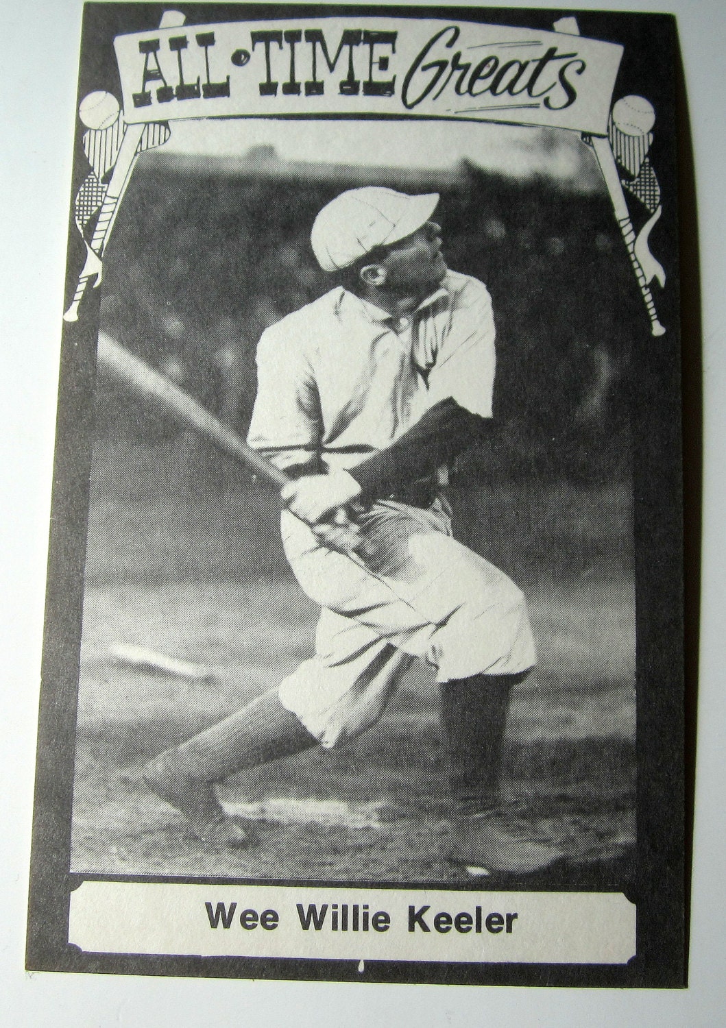 Wee Willie Keeler 1973 Postcard All Time Greats TCMA Baseball