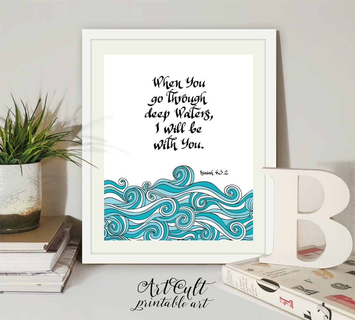 Printable art wall decor Instant digital Download Bible by ArtCult