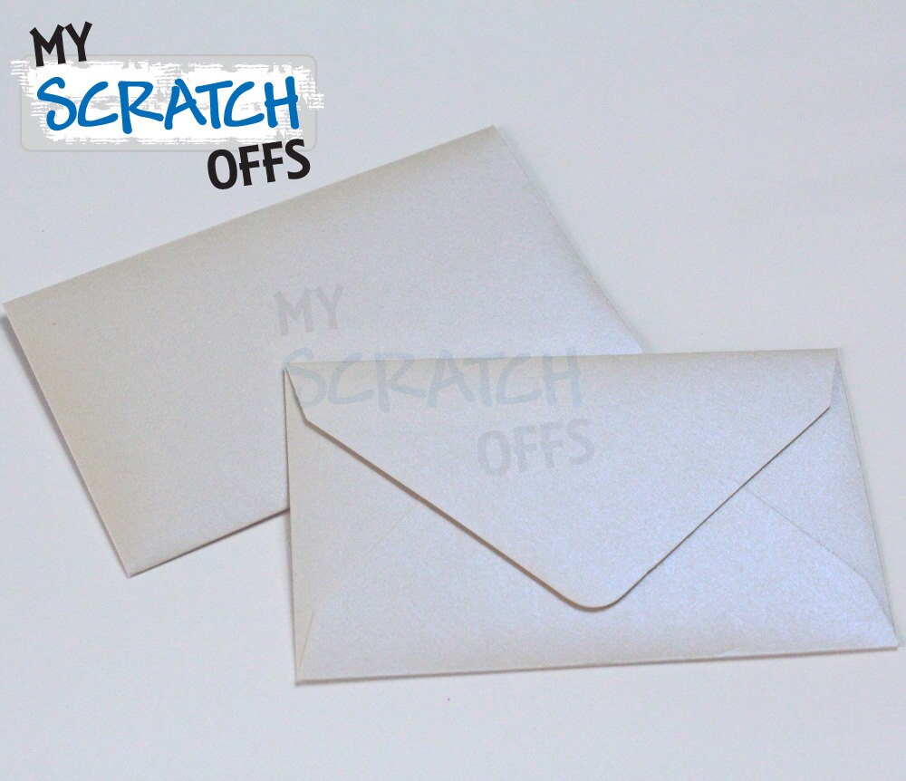 Mini Envelopes 10 Wedding Favors Lottery Ticket Lotto Shower