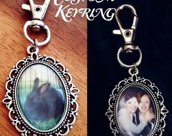Custom Photo Keyring - Custom Keyring with any picture of your choice - Photo keyring -Photo keychain -Gift idea - Custom gift idea