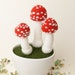 Mushrooms - Needle Felted Miniature
