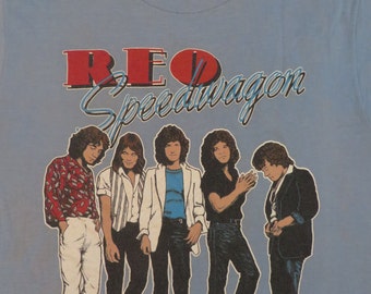 REO SPEEDWAGON 1981 tour T SHIRT