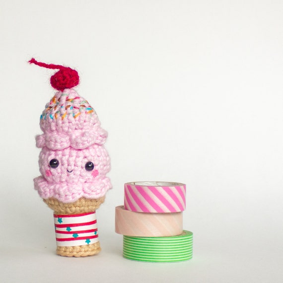 ice cream cone plush toy