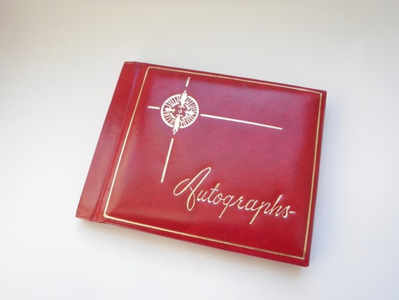vintage-autograph-book-unused-blank-journal-colored-paper-red