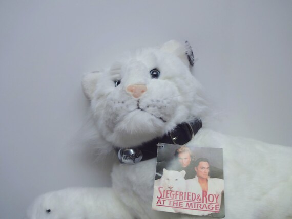siegfried and roy stuffed white tiger