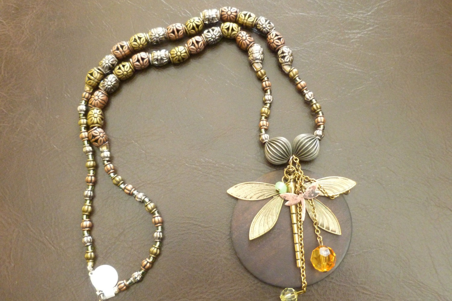 Download Layered Dragonfly Pendant and Necklace by BellaLunaArtwear ...