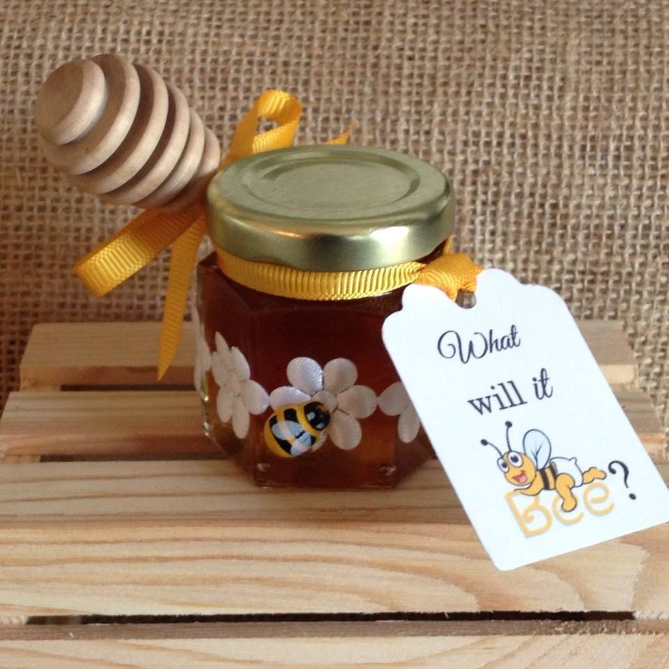 What Will It Bee Neutral Gender Mini Honey Baby Shower Favors