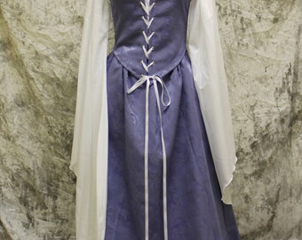 Lavender Renaissance Costume-Halloween Costume-Medieval Dress-LARP-Ren Fair-Steampunk-SCA-Adult Costume-Medieval Clothing-Fantasy-Item #147