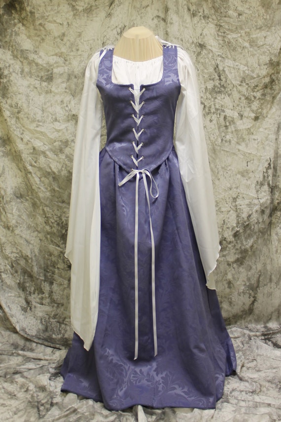 Lavender Renaissance Costume-Halloween Costume-Medieval Dress-LARP-Ren Fair-Steampunk-SCA-Adult Costume-Medieval Clothing-Fantasy-Item #147 by SpeedyCostumes steampunk buy now online