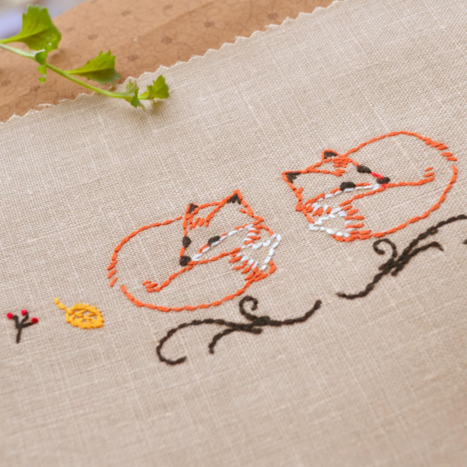 Download Embroidery Pattern Fox embroidery woodland embroidery hand