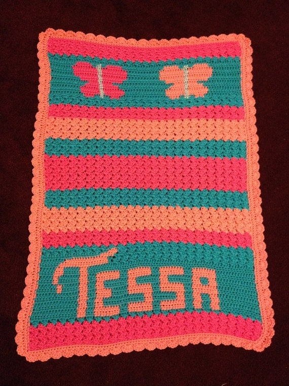 Crochet Personalized Baby Blanket