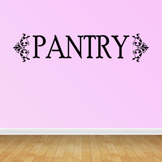 Pantry Kitchen Vinyl Word Quote Wall Decal Home J677