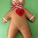 Large Gingerbread Man Doll