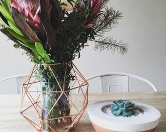 Marble Planter Pot Coloured Bottom By Biffandsnorkelbear What To Put In Bottom Of Planter For Drainage