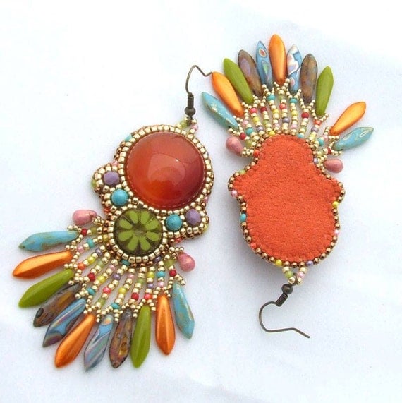Beaded Earrings Tutorial Bead Embroidery Earrings Tutorial