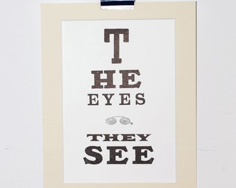 eye test chart on etsy a global handmade and vintage marketplace