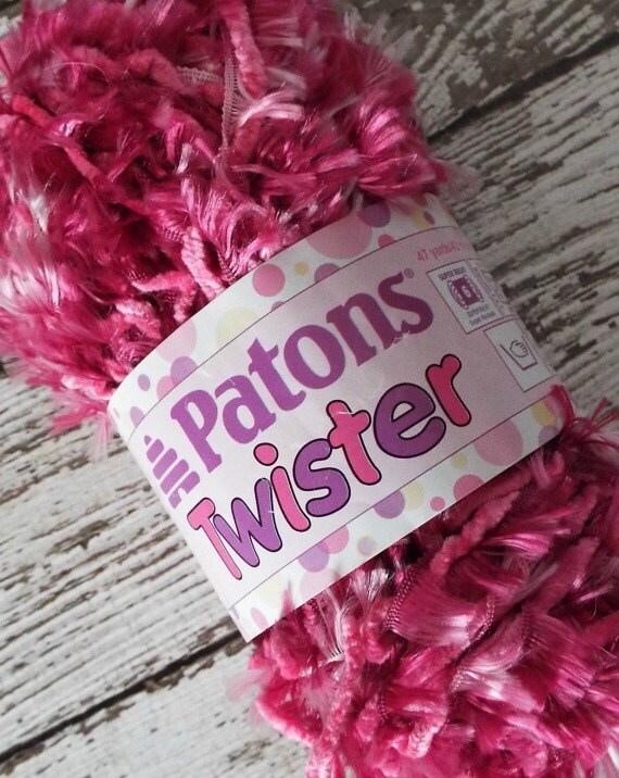Patons Yarn Twister Pink Power Super Bulky by MoomettesCrochet