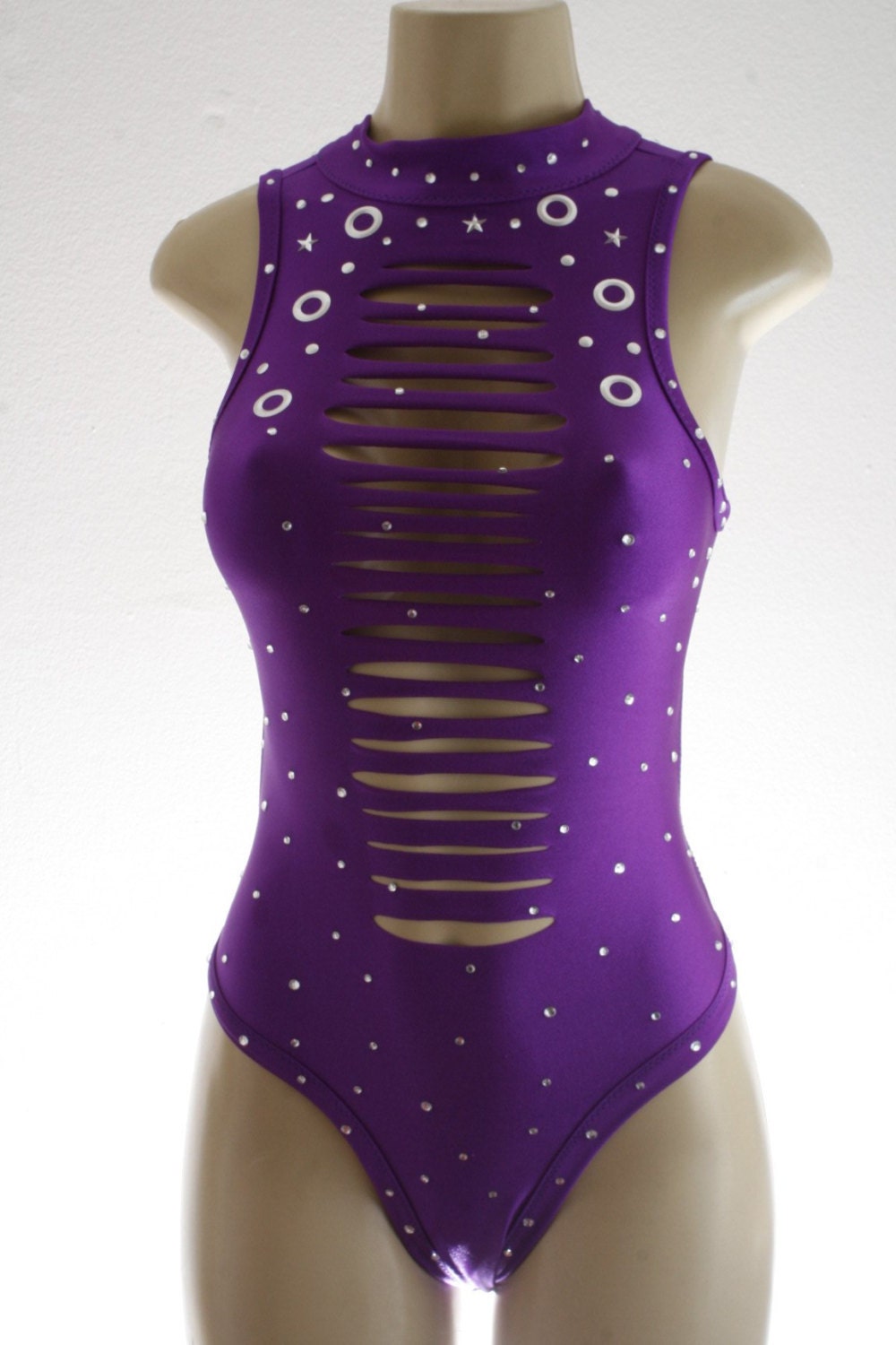Exotic Dancewear Purple One piece