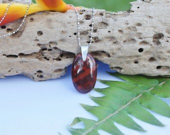 Zebra Stone Pendant, Boyfriend gift, Teen boy jewelry, Australian Zebra Stone jewelry, Australian Gemstone, Mens boho, Gift for boys, Unique