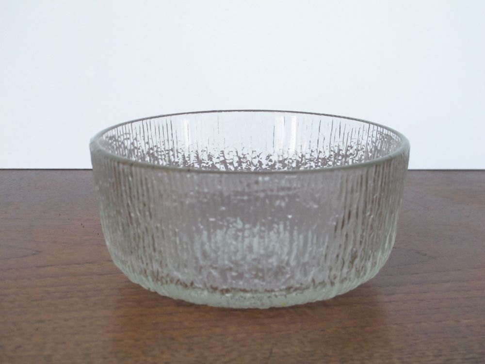 Littala Glass Bowl/ Scandinavian Glass/ Glass Salad Bowl/