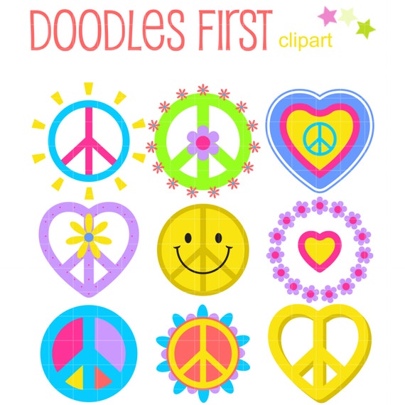 Peace And Love Clip Art for Scrapbooking Card Making Cupcake