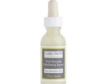 Fruit Enzyme Exfoliating Spa Facial Serum Booster - Natural and 