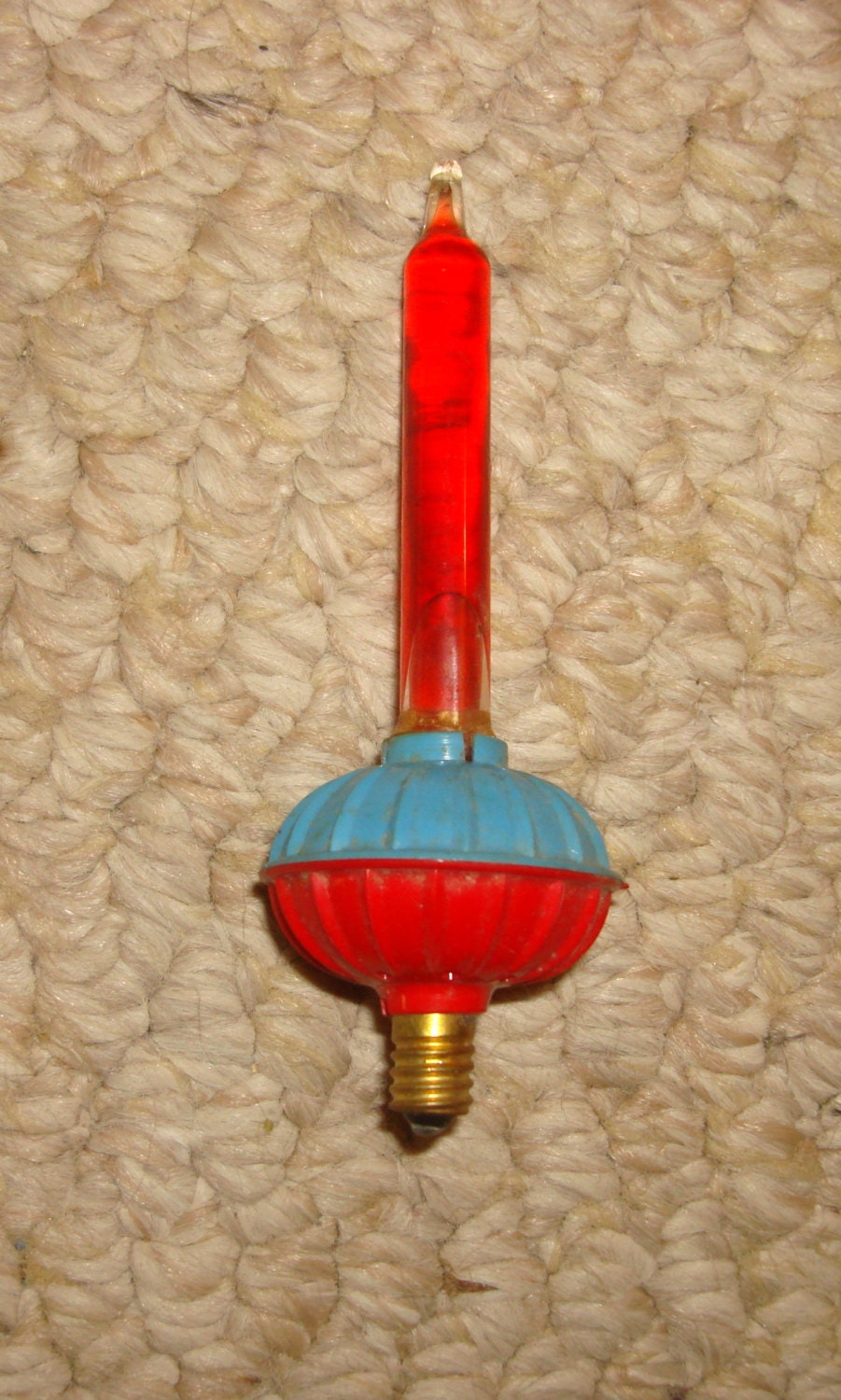 Vintage NOMA Red Biscuit Style BUBBLE LIGHTS by mirandasmemries