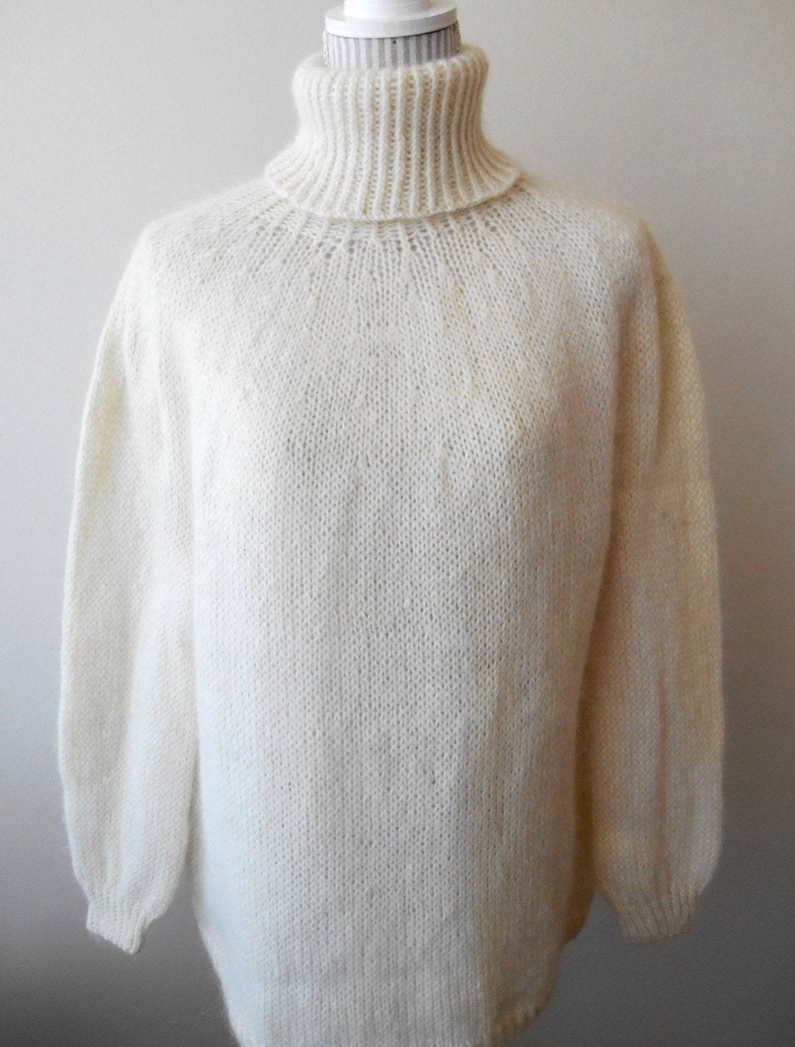 Icelandic Turtleneck Sweater 100 Wool Lopi 9682