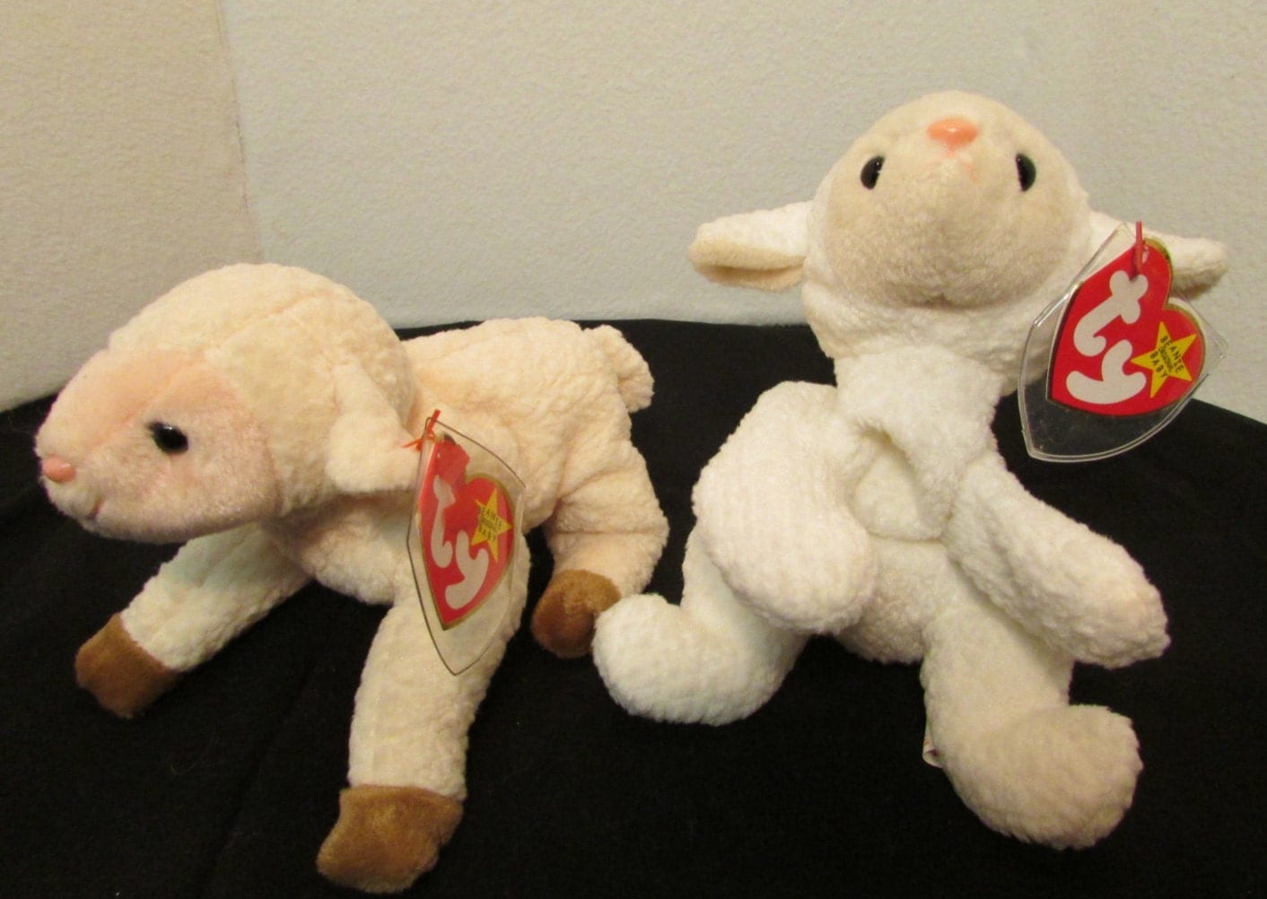 Ty Beanie Baby Lambs Ewey and Fleece