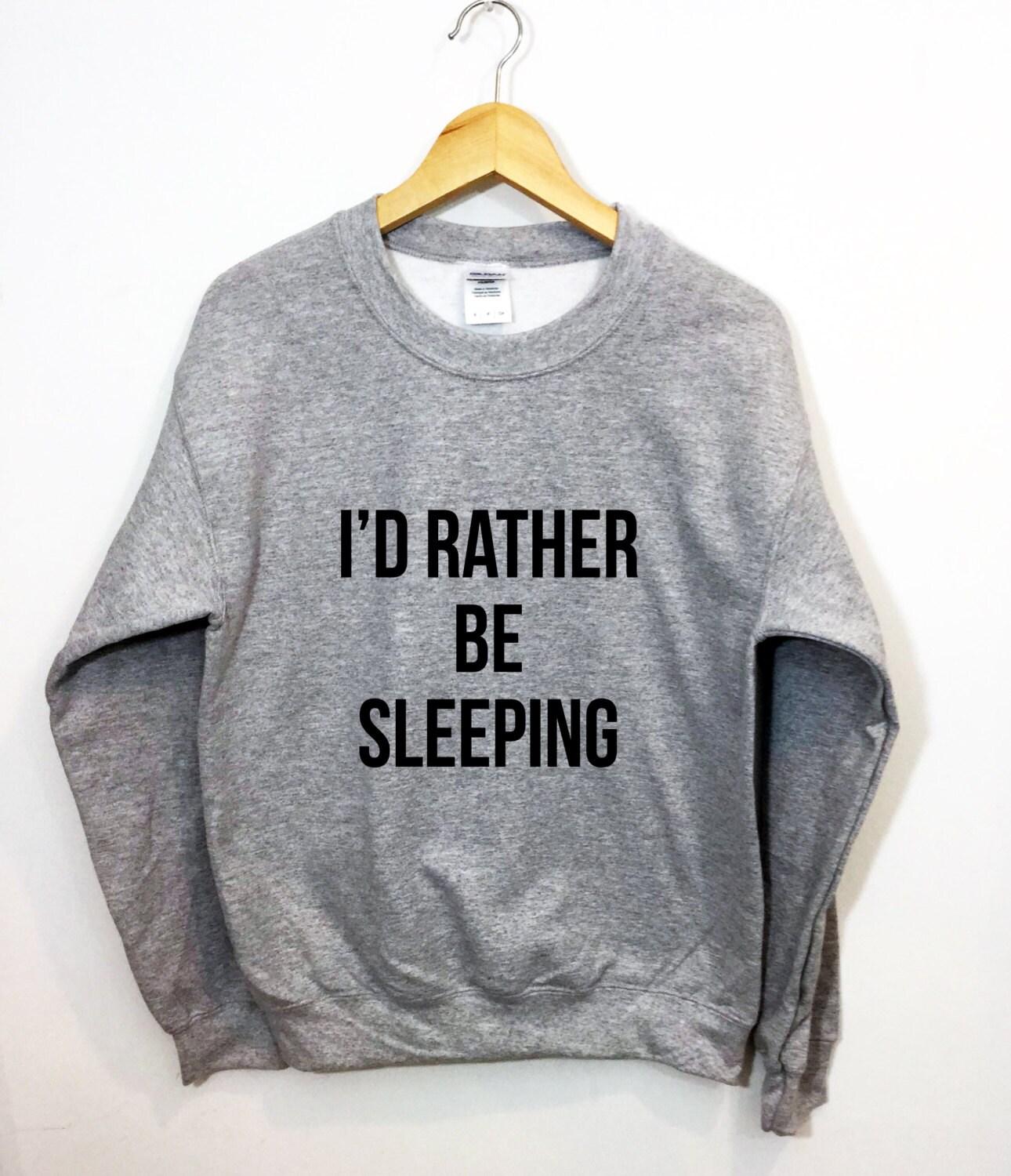 I'd Rather Be Sleeping Sweatshirt Funny Cozy Lounging by ArmiTee