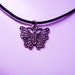 Butterfly Leather Choker