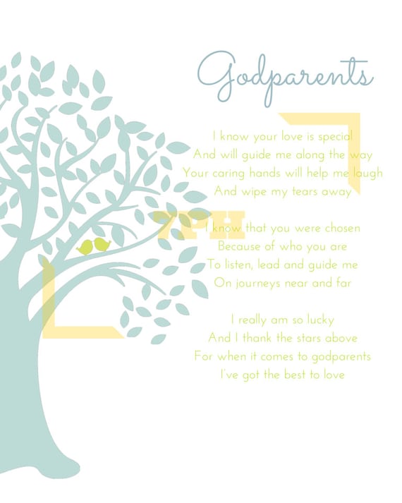 GODPARENT/GODMOTHER/GODFATHER Digital Download by 7PaperHouses