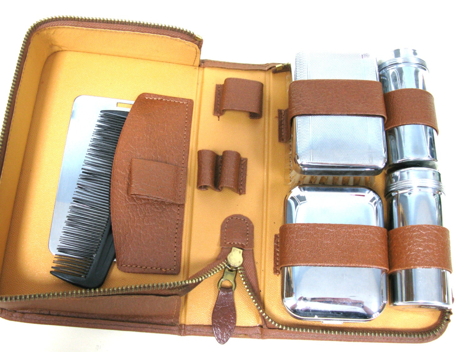 Mens Grooming Case Mens Vanity Set Vintage Grooming Set