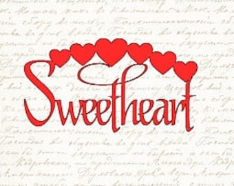 Download Sweetheart svg | Etsy
