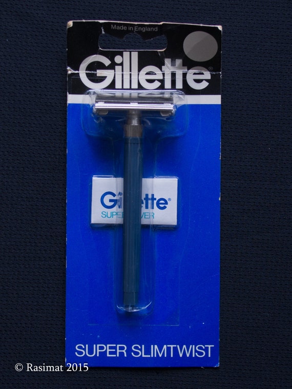 Vintage NOS Gillette super slim twist safety by RasimatVintage