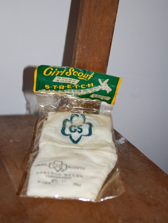 Girl Scouts Socks Size 8 1/2 11 New Old Stock by RJsThisandThat