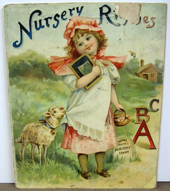 Victorian Nursery Rhyme ABC Book Father Tuck England