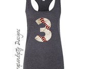 Womens Baseball Tank Top - Baseball Mom Outfit / Custom Baseball Digital File / Baseball Sister Tank / Girls Baseball Iron on Transfer IT421