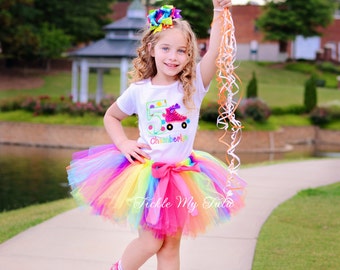 Roller Skate Themed Birthday Tutu Outfit-Skating Party