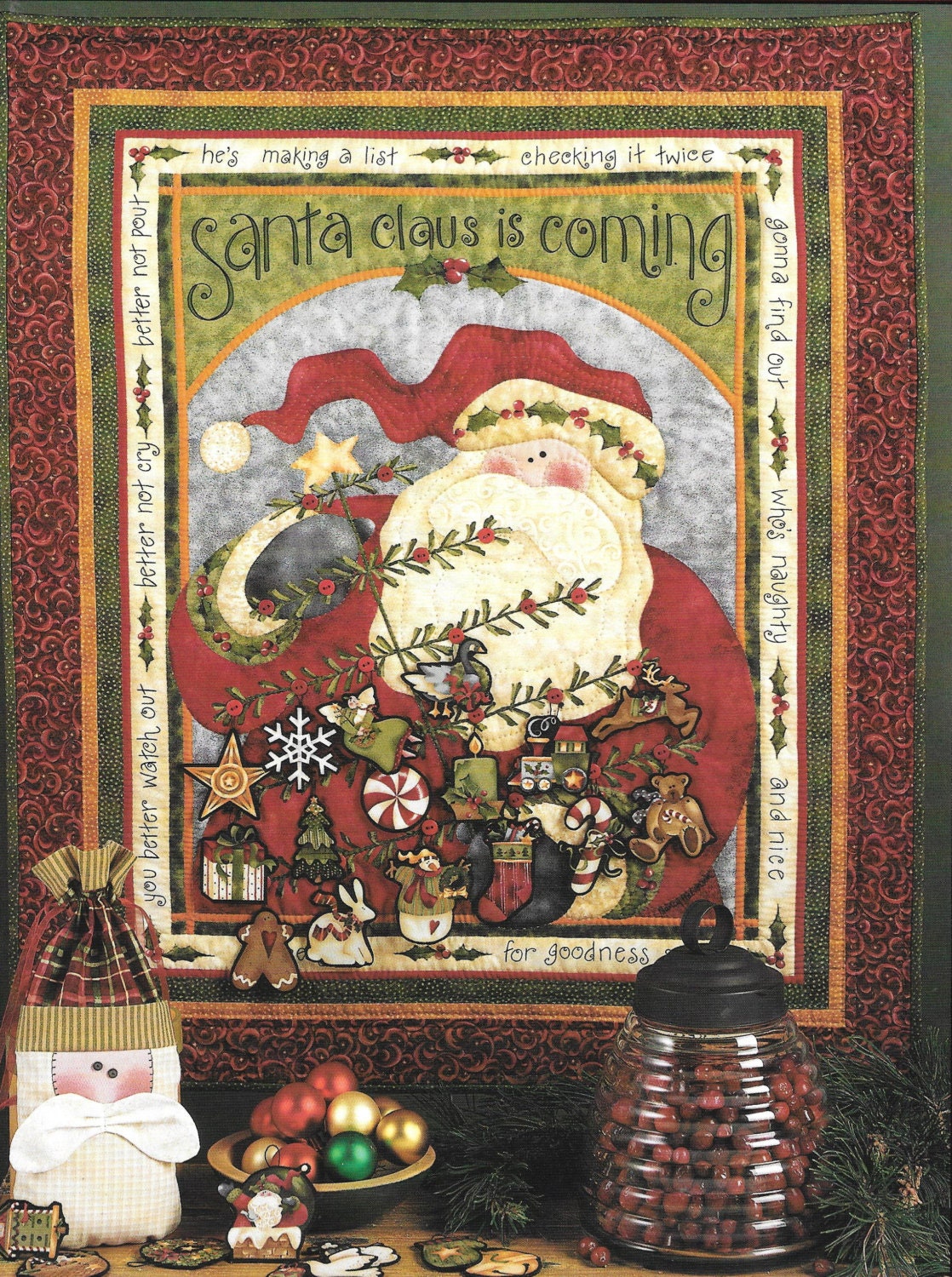 Nancy Halvorsen Art To Heart Santas Coming Christmas Quilt   Il Fullxfull.782559198 Gd47 