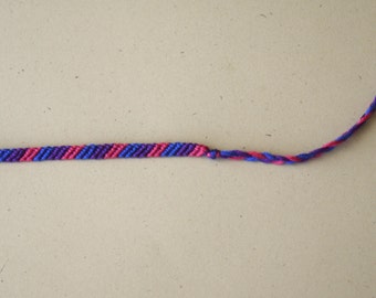Bisexual Pride Friendship Bracelet