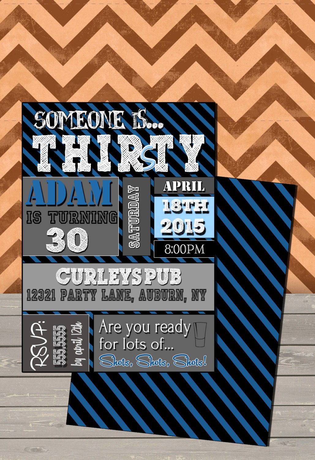 Thirsty thirty birthday invitations unique dirty 30 invites