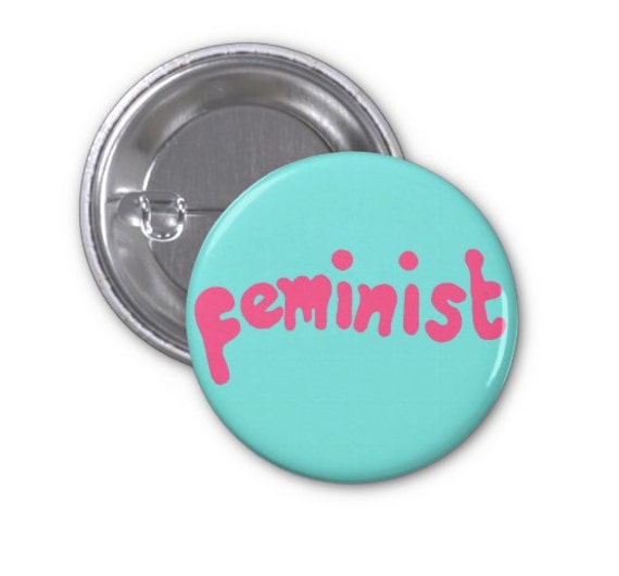 Feminist Pin Button Badge Pussy Power Riot Grrrl By Exgirlfriends