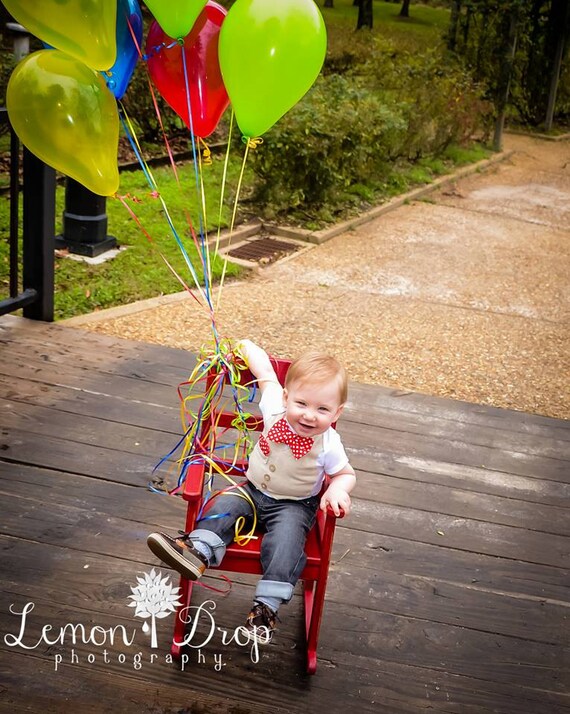 Baby boy Vest onesie with removable (optional) bowtie and handkerchief