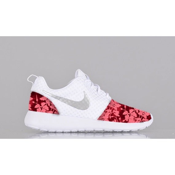 nike pink and red sneakers