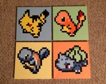 Unique pikachu pixel art related items | Etsy