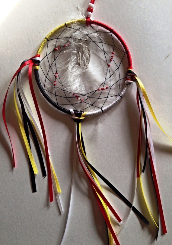 3 Medicine Wheel Colored Dreamcatcher
